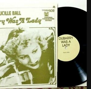 Dubarry Was A Lady Vinyl Record Lucille Ball Lucy Vintage
